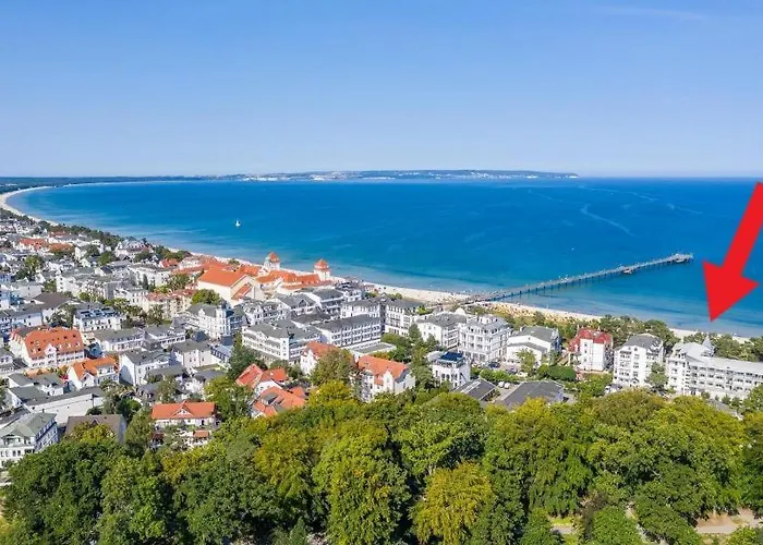 Direkt am Strand mit Meerblick und Sauna - FeWo Strandidyll Binz
